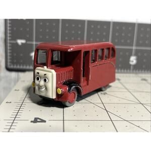 Thomas & Friend Bertie Take Along N Play Die Cast Metal Red Bus 2002